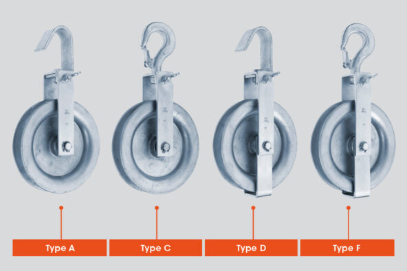 EXTRACTION ROLLERS AS AN AUXILIARY TOOL FOR INSTALLATION OF CABLES IN OVERHEAD LINE CONSTRUCTION